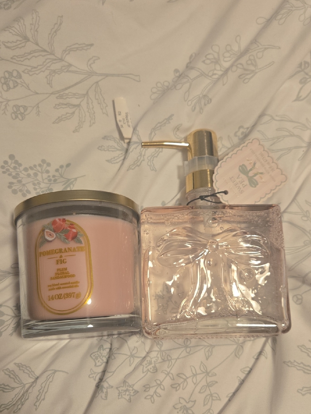 Pomegranate Fig Sonoma Candel And Sweet Pea Hand Soap